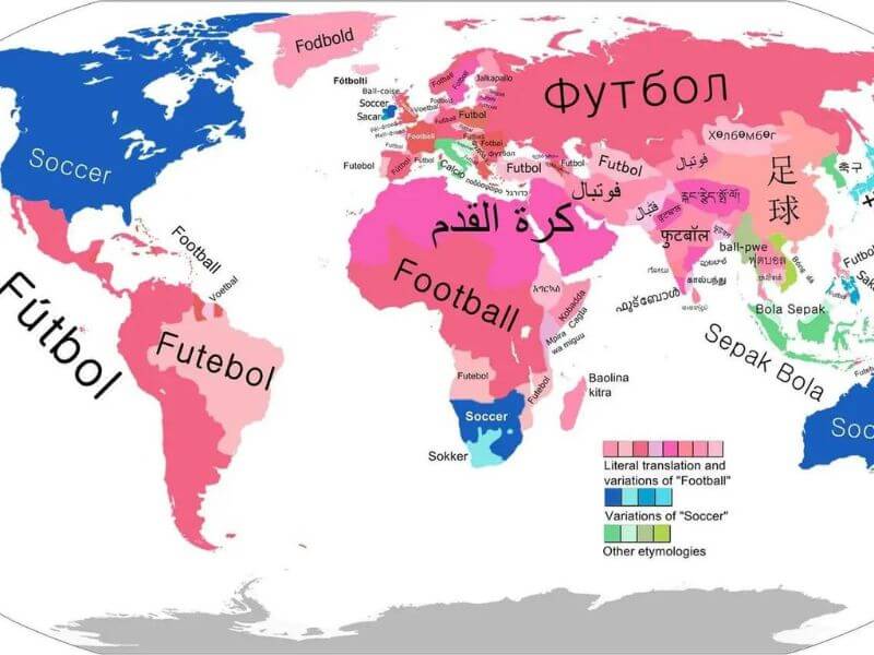 what countries call football soccer