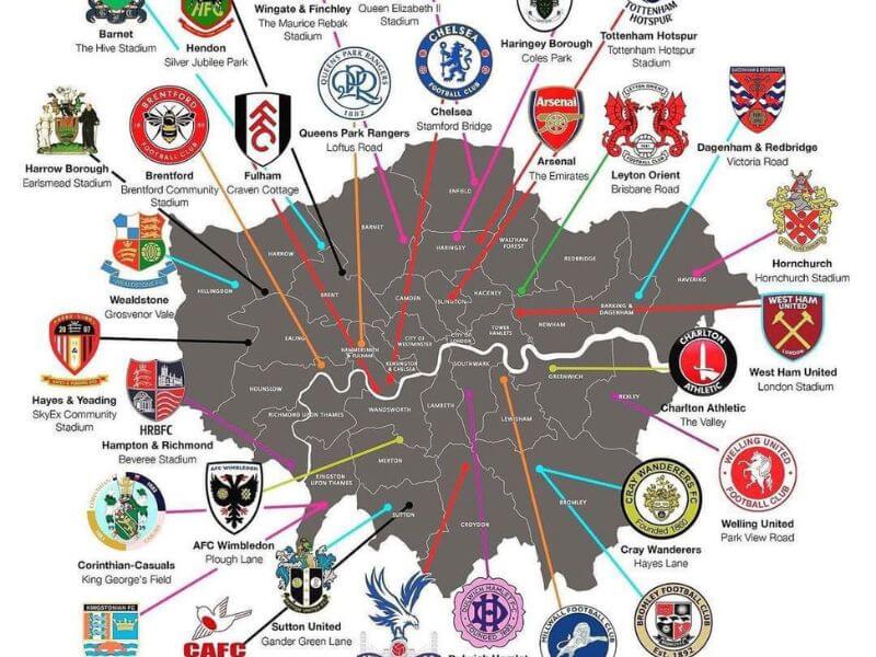 how many premier league teams are in london