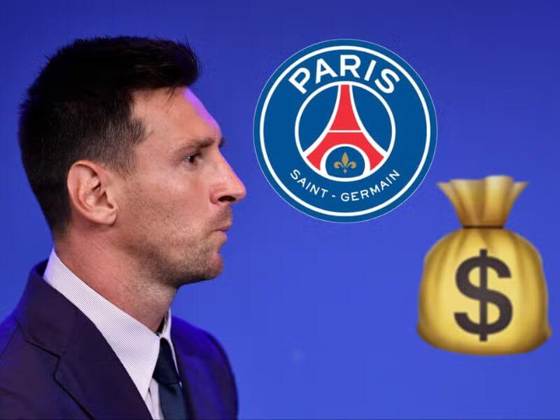 how much is messi getting paid at psg