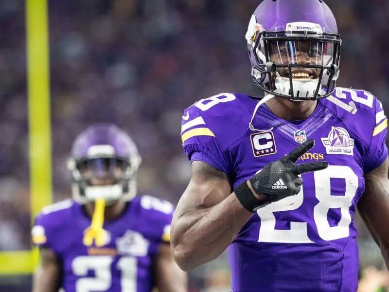 is adrian peterson still playing football