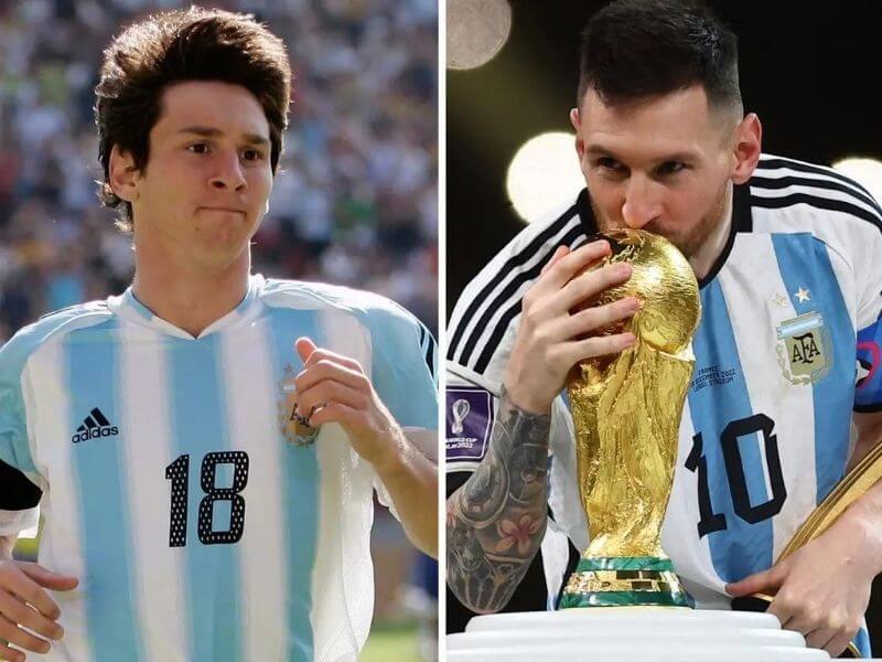 how old was messi in his first world cup
